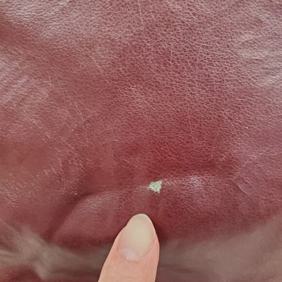 Vintage maroon envelope clutch wristlet made in Taiwan R.O.C - Picture 5 of 14